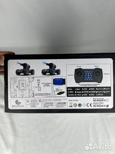 Машинка с гидропулями на радиоуправлении