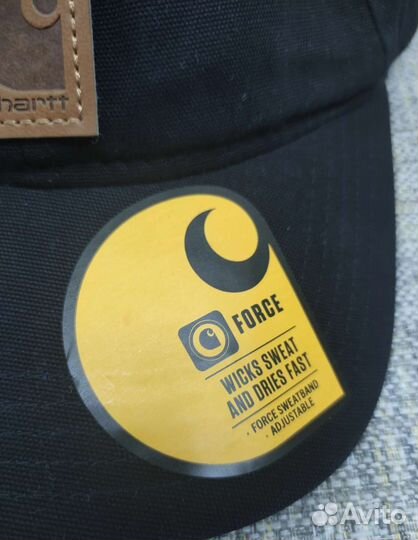 Кепка мужская Carhartt, чёрная (Оригинал)