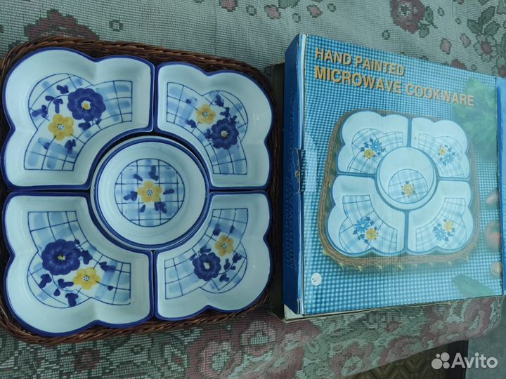 Менажница стекло