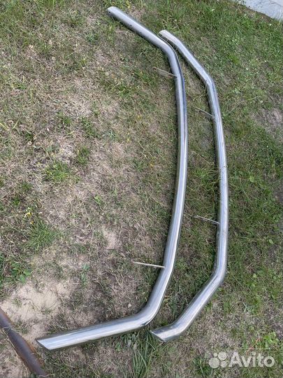 Защита бампера toyota highlander 13-н.в