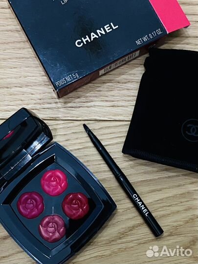 Chanel Dior тени помада