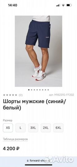 Шорты мужские Forward