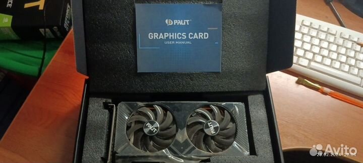 Продам Palit GeForse GTX 1660 Dual