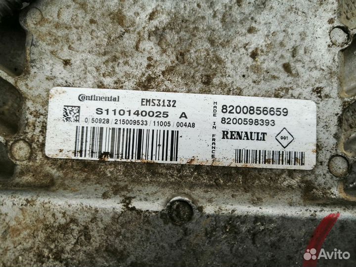 Блок управления двигателем эбу Renault Logan/Лога