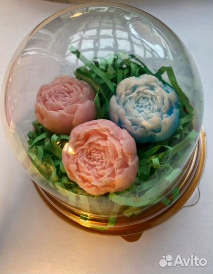 Мыльная роза в куполе