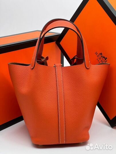 Сумка женская hermes натуральная кожа