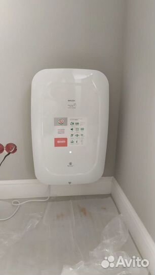 Приточная вентиляция с подогревом, Бризер на 75 м2