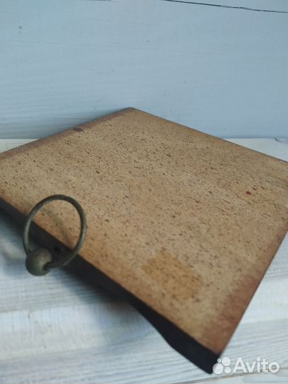 Плакетка винтажная деревянная