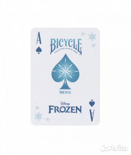 Игральные карты Bicycle Disney Frozen Blue