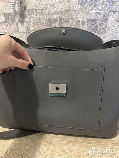 Сумка серая
