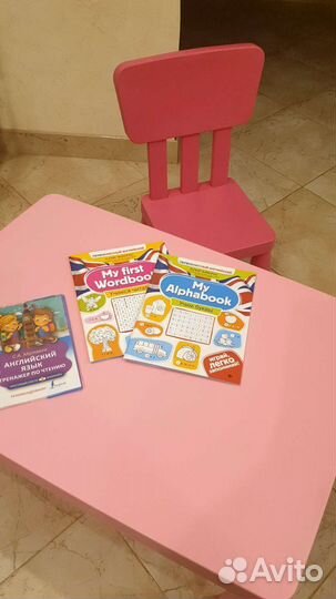 Стол и стульчик Маммут Икея