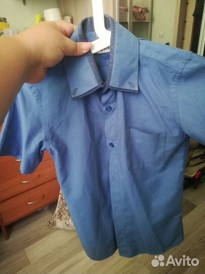 Рубашки на мальчика 7-10лет
