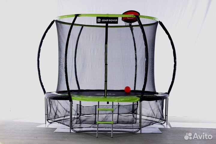 Батут. Батут с сеткой. Детский батут с сеткой
