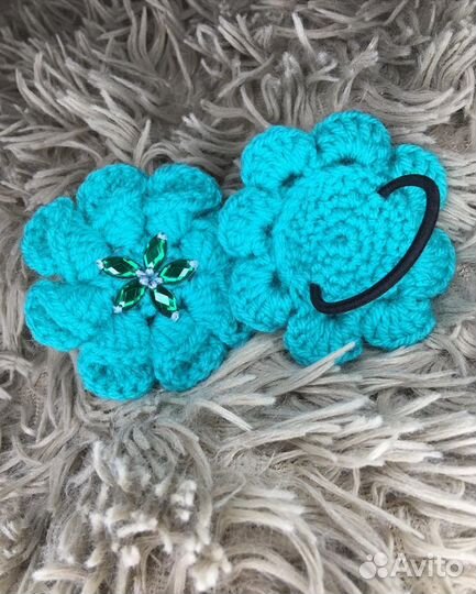 Резиночки для волос ручной работы