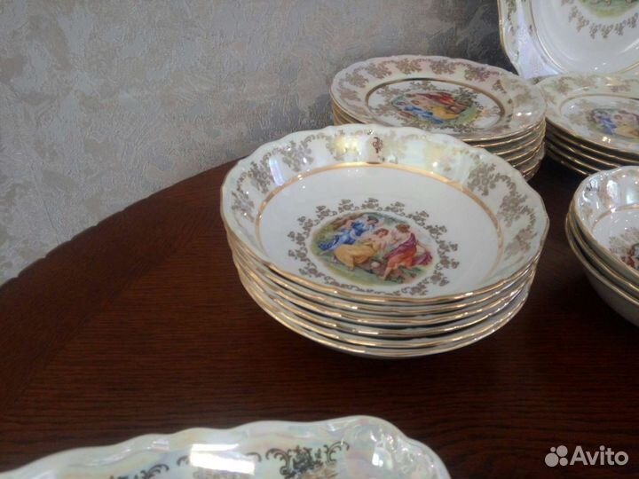 Тарелки фарфор Чехия оригинал разныеновые