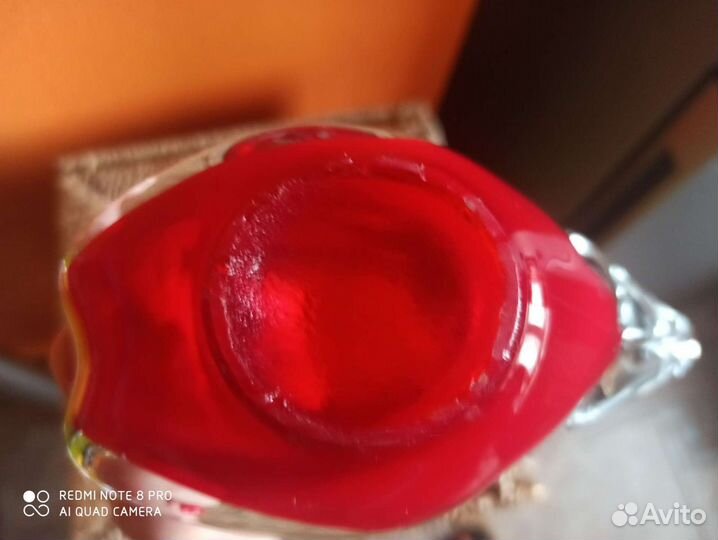 Лебедь из цветного стекла СССР