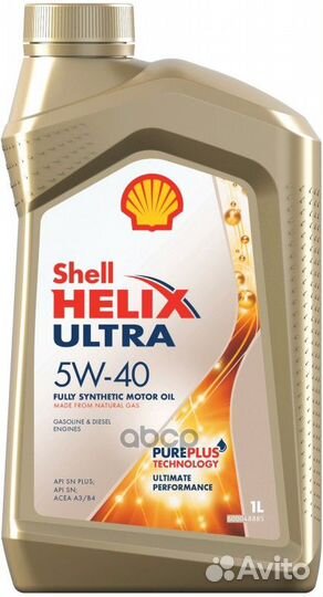 Shell Helix Ultra 5w40 1л Shell