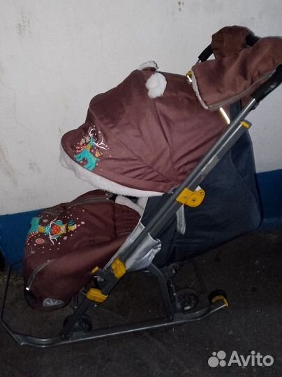 Коляска санки