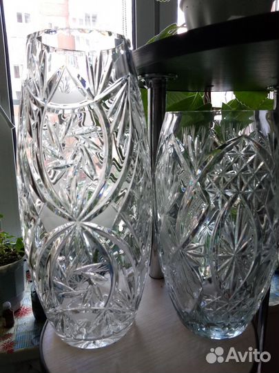Вазы хрустальная СССР
