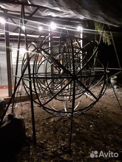 Художественная ковка скульптуры металлоконструкции