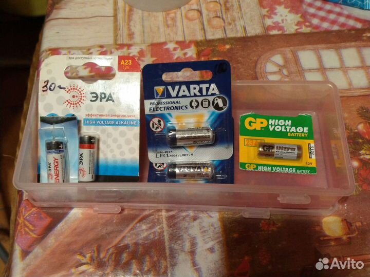 Батарейки А23; 12 V