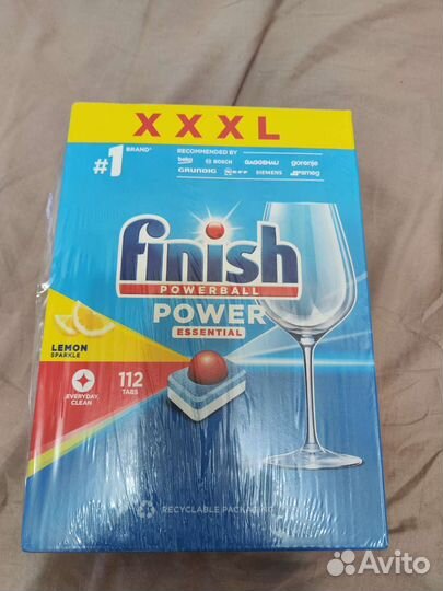Таблетки для посудомоечных машин Finish 112шт