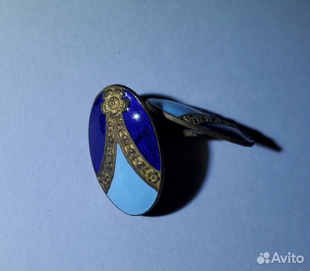 Запонка антикварная