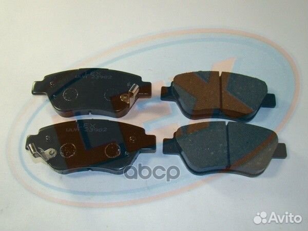 Колодки тормозные передние дисковые 23982 Lex