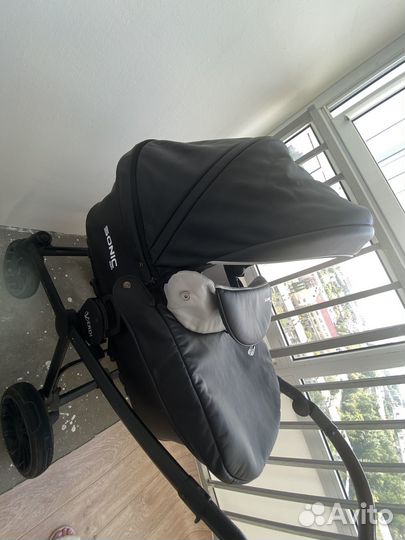 Коляска 2 в 1 эко кожа