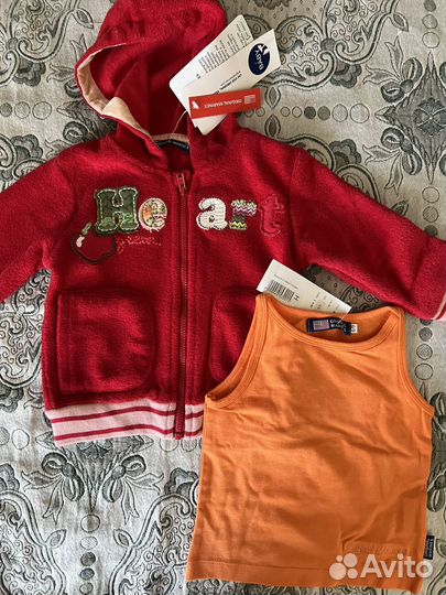 Одежда новая пакетом на девочку 68-74, 80-86