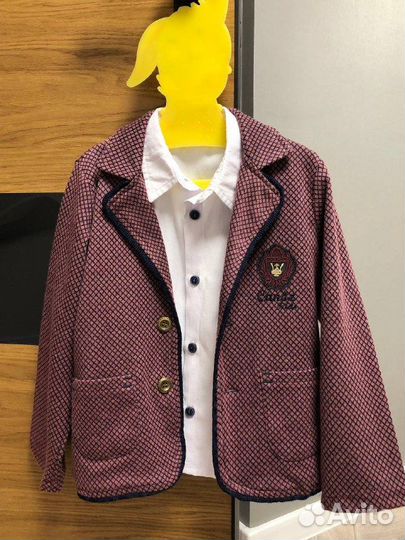 Костюм для мальчика пиджак с рубашкой