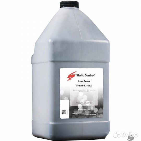 Тонер Static Control trhm507-1KG черный флакон 100