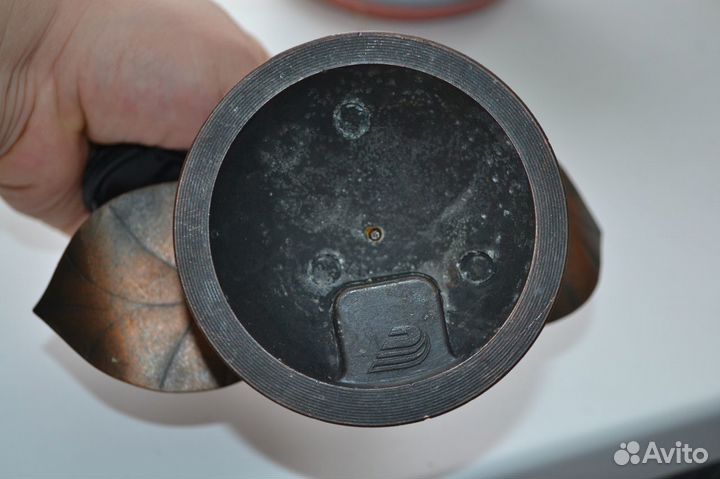 Подсвечник медный выс 12 см шири18