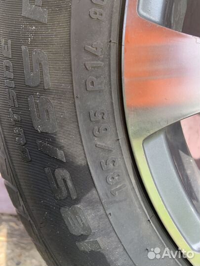 Продам колеса на литых дисках 185/65 R14