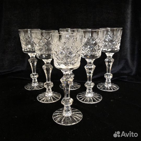 Набор рюмок. Хрусталь. гхз