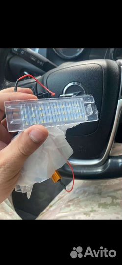 Подсветка номера светодиодная Opel Chevrolet LED