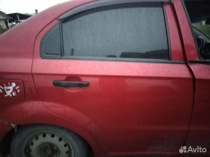 Дверь задняя правая шевроле авео Т250