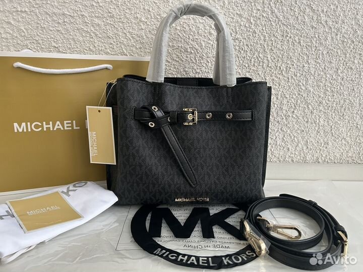 Сумка женская michael kors Emilia черная