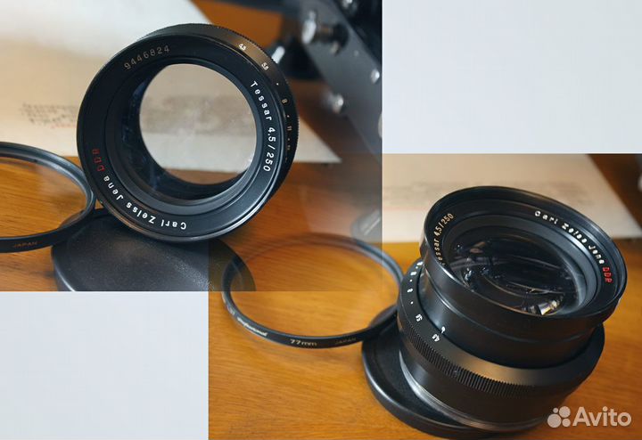 Carl Zeiss Jena DDR Tessar 4.5/250 mm