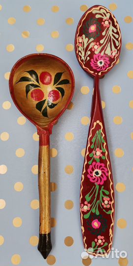 Ложки деревянные. Ручная роспись