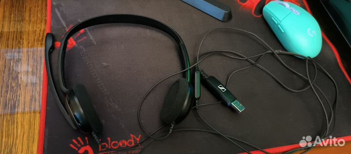 Проводные наушники Sennheiser PC8 черный