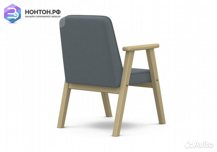 Кресло Ретро серое