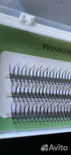 Накладные ресницы пучки