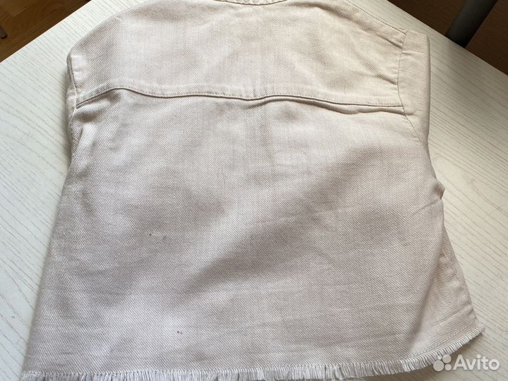 Джинсовая куртка zara для девочки 116