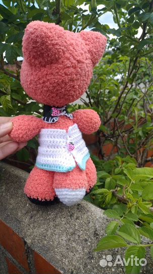 Вязаная лисичка