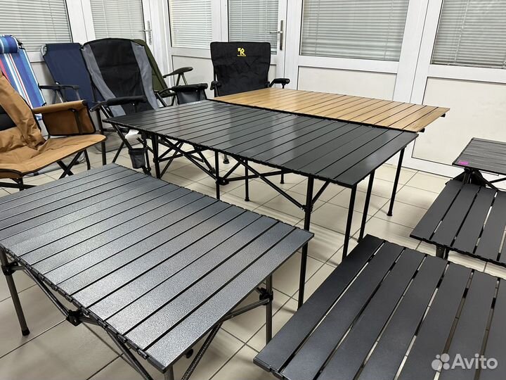 Стол складной туристический походный, реечный