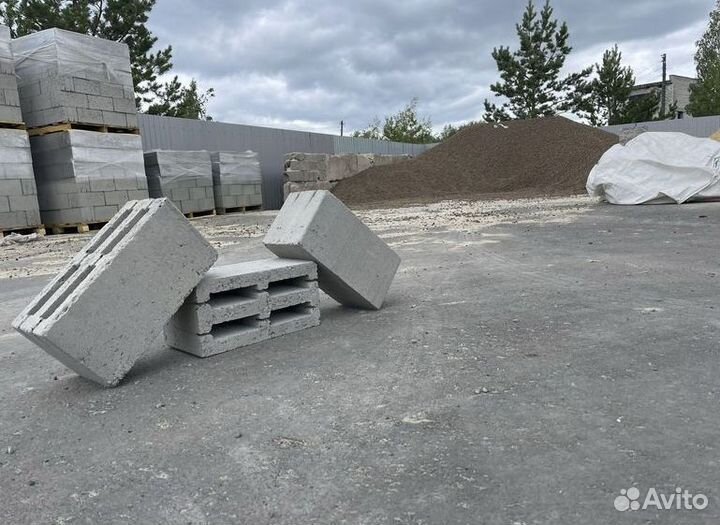 Блоки керамзитобетонные 190х190х390