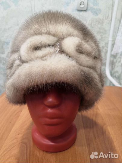 Шапка норковая женская