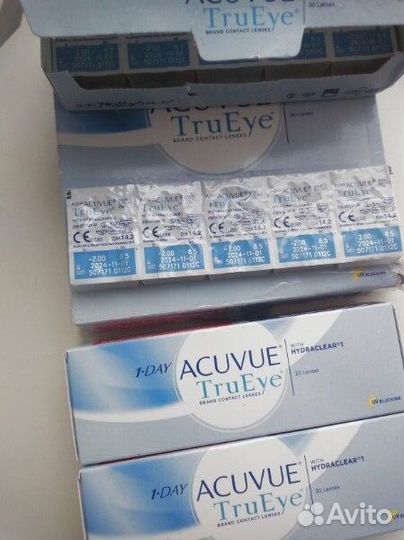 Контактные линзы acuvue trueye 86 штук, - 2
