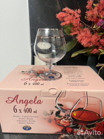 Бокал фужер для коньяка виски набор Bohemia